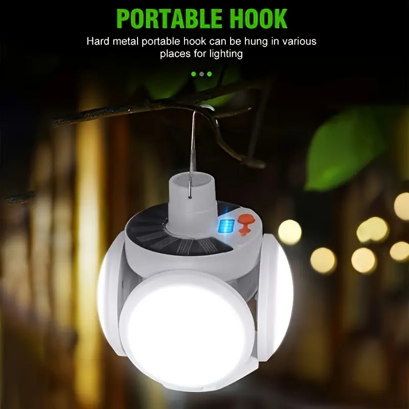 Power Outage Light - 1 Solar Folding Light with USB
