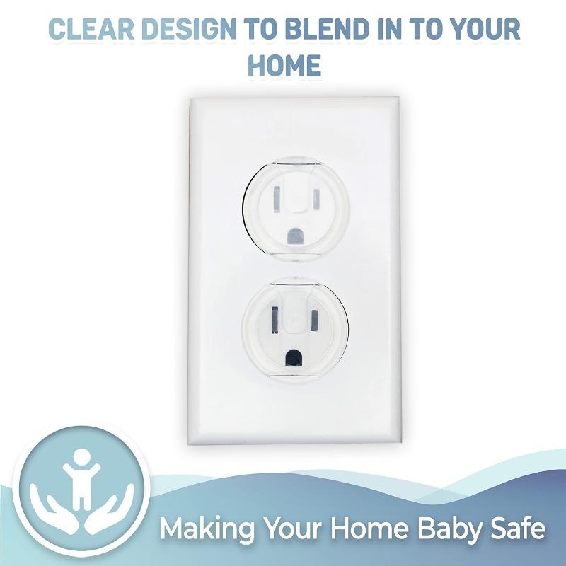 Outlet Cover Baby - Clear Outlet Cover Baby Safety Outlet
