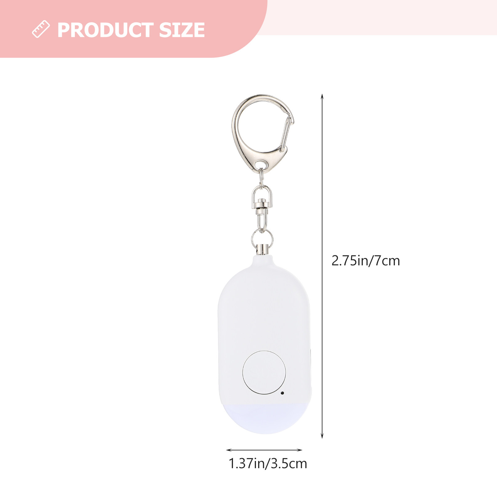 1Set Personal Alarm Rechargeab - Personal Alarm Keychain 评论和价格