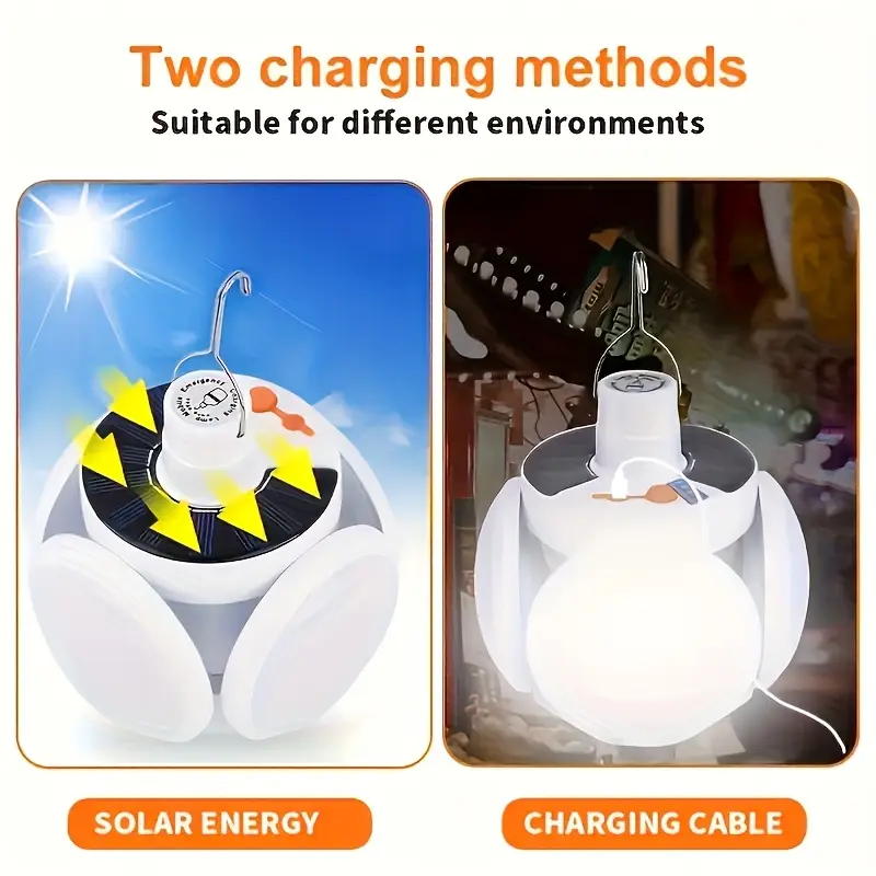 1 Solar Folding Light with USB - Power Outage Light 评论和价格