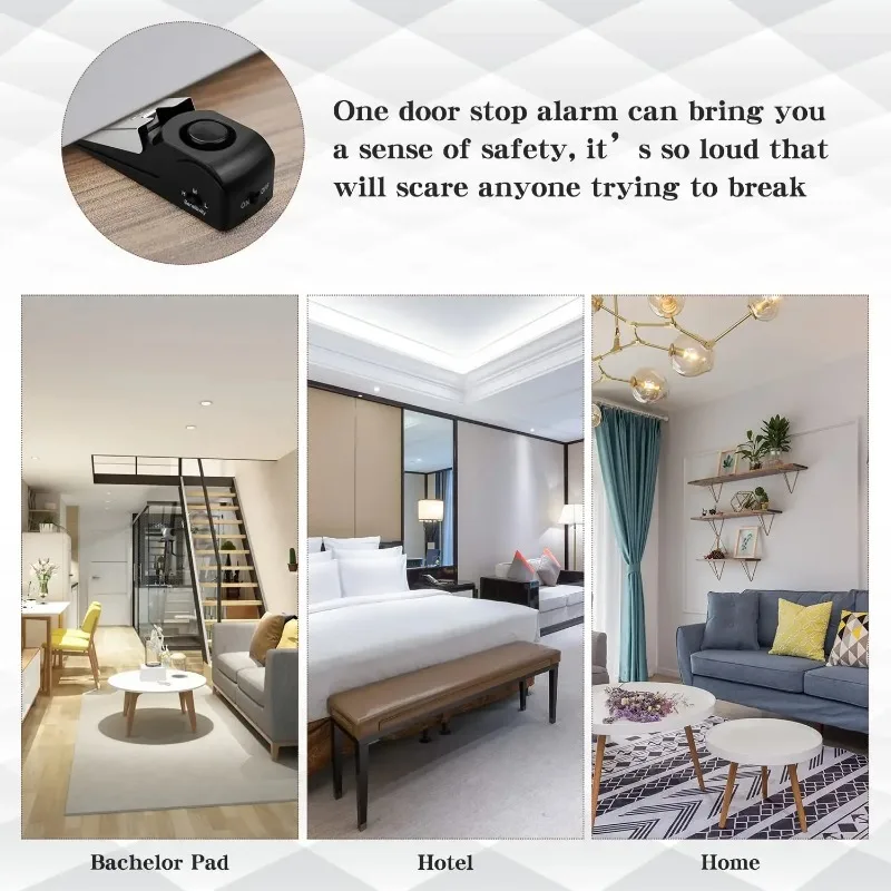 ZEXEF mini security protection - Door Stop Alarm 评论和价格