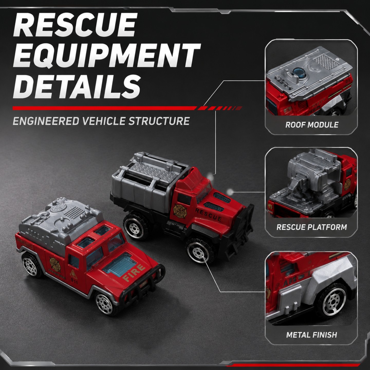 1:64 Alloy+Plastic Fire Fighti - Fire Escape Ladder 评论和价格