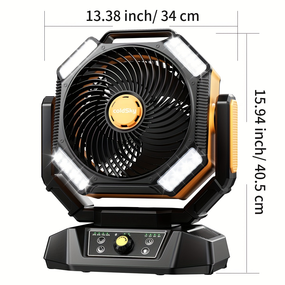 coldSky  Camping Fan, Battery  - Power Outage Light 评论和价格