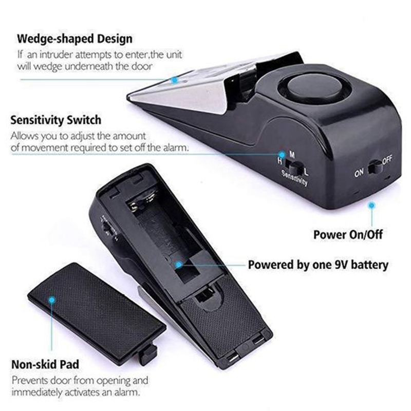 Wireless Door Stop Alarm Lock  - Door Stop Alarm 评论和价格