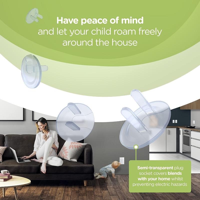 Clear Outlet Cover Baby Safety - Outlet Cover Baby 评论和价格