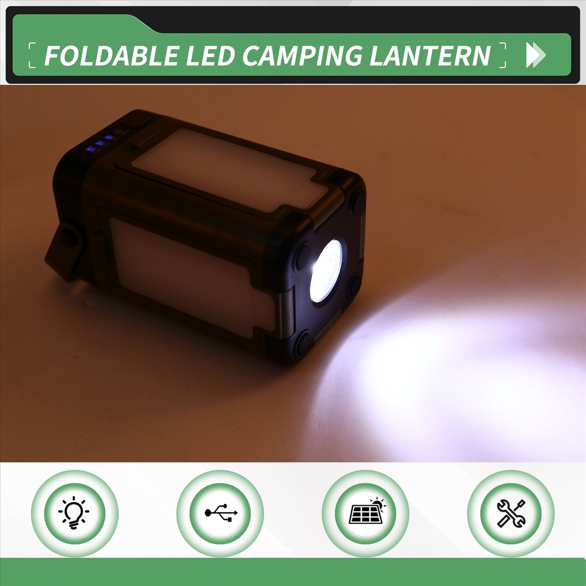 X08A Foldable LED Camping Lant - Power Outage Light 评论和价格