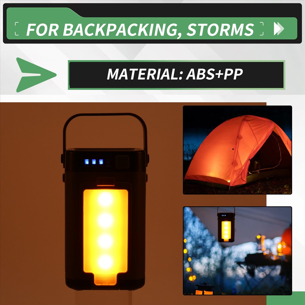 X08A Foldable LED Camping Lant - Power Outage Light 评论和价格