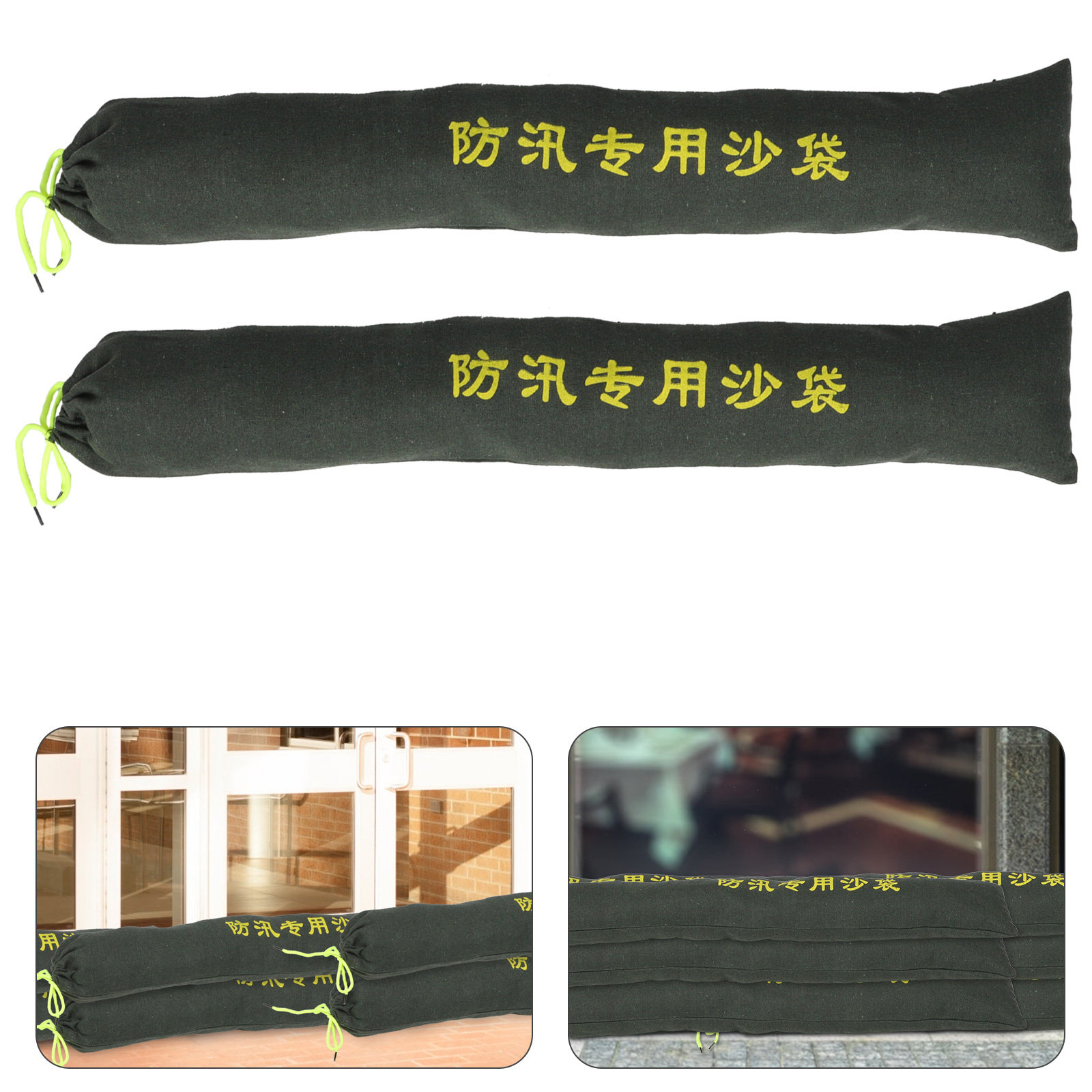 2Pcs Wear Resistant Canvas San - Flood Barrier Bag 评论和价格